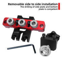 Kit De Guía De Perforación Para Agujeros De Bolsillo Ajustable 3 En 1 Localizador De Agujeros Herramienta De Madera Para Muebles - details 3