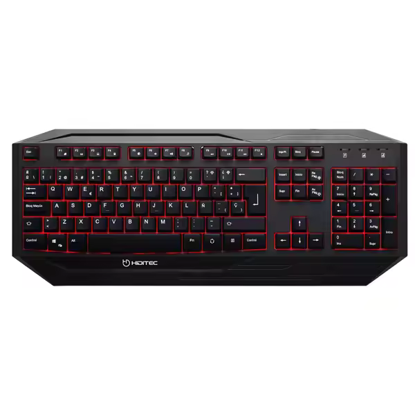 TECLADO HIDITEC GK200 GAMING RETROILUMINADO USB - 1