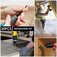 Juego De 10/20 Piezas De Llaves Allen De Cabeza Hexagonal Y Broca Impacto En Acero S2 Con Embozo Magnético Herramienta De Tornillo Multifuncional - details 9