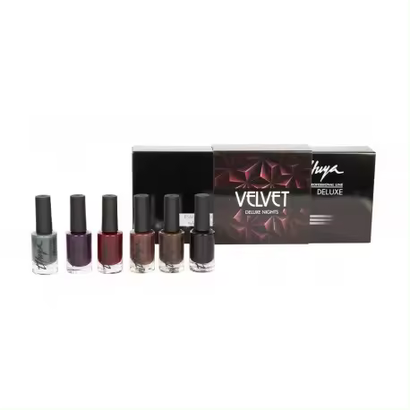 THUYA KIT ESMALTES DELUXE VELVET 6 UNIDADES - 1