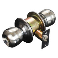 Perilla De Puerta Con Cerradura De Acceso Controlado Para Interiores Y Exteriores Apto Para Habitaciones Baños Material De Acero Inoxidable - details 5