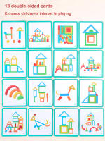 Juguetes Educativos De Madera Arcoíris Bloques De Pila DIY Juego De Rompecabezas De Formas Y Colores Para Niños Desarrollo Cognitivo - details 5