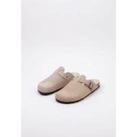 Senses & Shoes LIFE Zuecos Planos Unisex Taupe - details 0