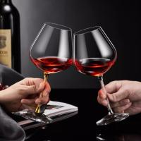 Juego De 2 Piezas De Cristal Lujo Para Vino Tinto Y Champán Copa Alta Para Fiestas Copa Redonda Ecológica Y De Alta Calidad - details 13