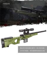 Bloques De Construcción Militar Asamblea AK47 Rifle AWM Modelo WW2 Juguete De Armas De Fuego Para Niños Serie De Ejército - details 2