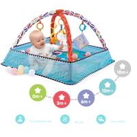 Juego De Rompecabezas De Enseñanza Para Bebés Marco De Fitness Suelo De Juguete Para Crawler Con Divisor De Espacio Materiales Seguros Tamaño 80x80x50CM - details 4