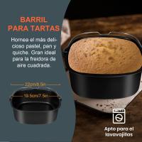 COSORI de 5,5 L - 50 piezas de Papel para freidora de Aire-Incluye todos los utensilios necesarios como pinzas, Moldes de silicona para freidora y bandejas Planas y profundas - details 6