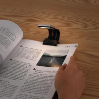 Lámpara De Lectura LED Recargable Con Clip Versátil Y Protección Ocular 3 Colores Luz De Lectura Con Dimmer Para Libros - details 9