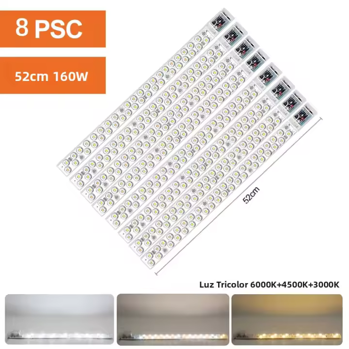 Panel De Luz LED 220V Piezas De Repuesto Para Lámpara Cuadrada Y Pared Luz De Techo Con Lente Y Tablero Fuente De Energía AC Ahorro De Energía Dimmable - 1