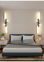 Lámpara De Pared LED Moderna Minimalista Para Dormitorio Y Sala De Estar Luz De Noche Para Cama Y Sofá Fuente De Aluminio Incluye Bombillas Instalación En Pared - details 12