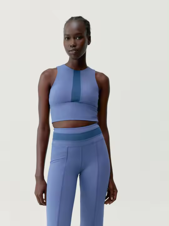 Born Living Yoga Top Maeva Future Blue - 1