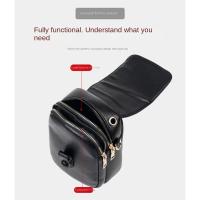 Bolso De Hombro Para Mujer Mini Multifuncional De Cuero Sintético Microfibra Estilo Fashion Cierre Hasp Múltiples Usos Para Teléfono Móvil Deporte - details 7