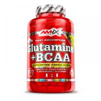 Glutamine + BCAA 360 cápsulas  Suplemento que combina aminoácidos de cadena ramificada (BCAA)  Amix Nutrition - details 0