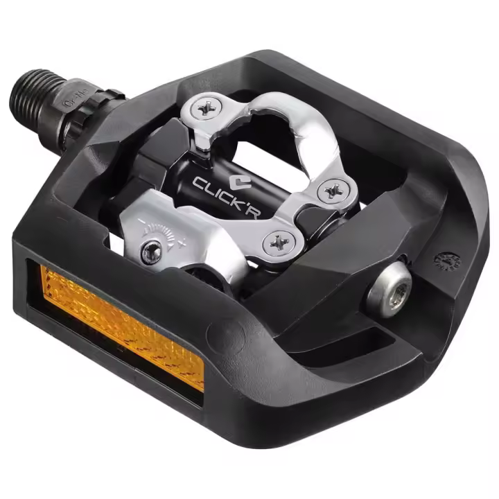 Shimano Pedales T421 Click-r Naranja,Negro - 1