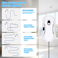 Robot Limpiaventanas Ultra Delgado 7.5cm con 2800Pa Succión 3 Modos Automáticos Protección contra Cortes de Luz 20 Minutos Depósito de Agua 35ml Aspiradora para Cristales Incluye Cuerda de Seguridad y Control Remoto Robot Limpiaventanas - details 4