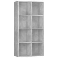 vidaXL Estantería/Aparador contrachapada 66x30x130 cm Blanco, Negro, Roble Sonoma Mueble Almacenaje Estantería para Oficina, Estudio, Dormitorio Estantería/Librería/ mueble de Almacenamiento - details 4