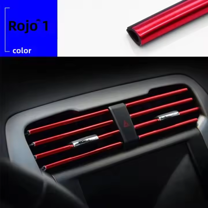 10Pcs 20cm Protección De Borde De Puerta Decorativa En U Para Aire Acondicionado De Coche Estilo Y Protector De Esquinas - 1
