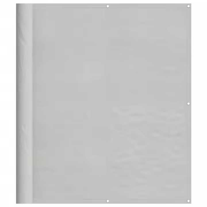 Pantalla de Balcón 100% poliéster Oxford gris Claro 120x600 cm - 1
