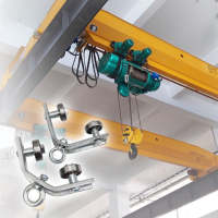 Gancho De Acero Con Rodamiento Circular Para Levantamiento De Cables Resistentes Y Angulares Soporte Para Alambre De Acero Pulley De Angulo 40/50 Herramienta Manual - details 1