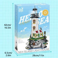 Bloques De Construcción Eléctricos Lighthouse 1092PCS Faro Iluminado Con Casa De Pescador Juguetes Educativos Para Niños Decoración De Escritorio Regalos Para Niños Y Adultos - details 4