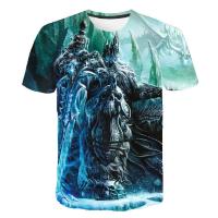 Camiseta De Moda Casual Para Hombre Y Mujer World of Warcraft 3D Printed Harajuku Oversized Tees Tops De Polyester Para El Verano - details 10