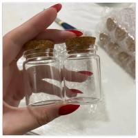 Botellas De Vidrio Pequeñas Con Tapa De Madera Para Almacenamiento De Hierbas Y Recuerdos Jars De Memoria Decoración De Habitación 30ml Tamaño Mini Disponibles En 5 Cantidades - details 2