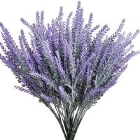 10 Bundles De Lavanda Artificial Flores Falsas Para Decoración De Hogar Mesa Habitación Jardín Boda Exterior Plantas - details 0