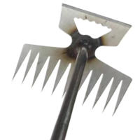 Herramienta De Jardinería 2 En 1 Rascador De Malezas Y Shovel Remover De Malezas Con 5/6/11 Dientes Para Jardín Yerba Herramienta De Tierra Suave - details 8