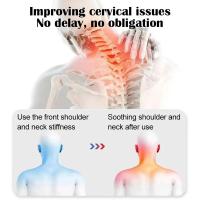 Almohada Masajeadora Eléctrica De Vibration Térmica Para Relaxar La Columna Cervical Reducir La Fatiga Muscular Y Aliviar Los Problemas Del Sueño Y El Dolor De Hombros - details 3