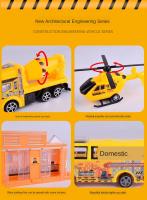 Juego De Modelos De Camiones De Incendio Y Coches Para Niños Kit De Juguete De Ingeniería Con Avión Y Tren Excavadora Regalo Para Niños - details 3