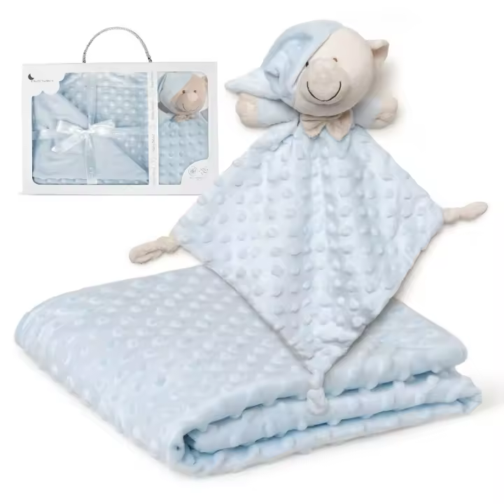 MANTA EM BOLHAS-80 X 110-CORALINA+DOUDOU 28X17-MOD. - 1