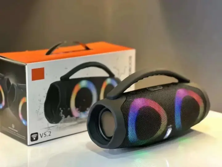 Altavoz portátil de 100W Bluetooth con la luz colorida del RGB y el subwoofer estéreo inalámbrico impermeable para al aire libre y acampar - 1