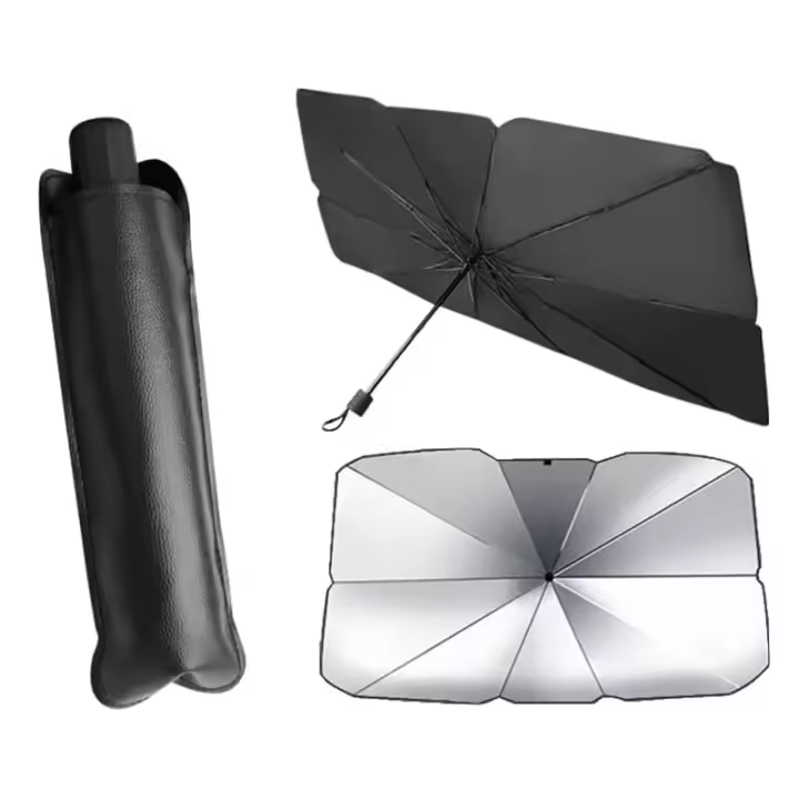 Parasol de Coche con forma de paraguas Delantero Anti UV Rayos para Mayoría de Coches, SUV envio rapido 24 h - 1