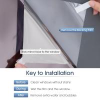 Película De Privacidad Para Ventanas Espejo Unidireccional Vinilo Antiglanceo No Adhesivo Cling De Plástico PVC Para Casa Protección UV Tamaño Adecuado Para Ventanas Y Puertas - details 15