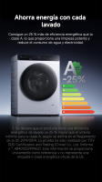 Oficial | Lavadora Secadora Xiaomi Mijia Pro 9kg, Lavadora Secadora, Clase A-25%/D, 1400 RPM, Vapor Refrescante, Doble Dosificación Automática, Lavado Ultrarrápido, 14 Programas, Control Inteligente, Blanco, Clase D - details 2