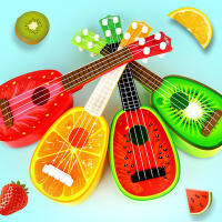 Ukelele Mini De Plástico Estilo Fruta Instrumento De Cordas Para Principiantes Juguete Divertido Para Niños Dibujo Animado Educativo TMZ - details 5