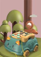 Juguete Educativo Interactivo Para Bebés 3-en-1 Teléfono Musical Con Luces Y Cuento De Gato Regalo De Educación Temprana Montessori Para Niños Y Niñas - details 5