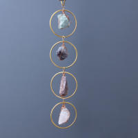 Colgante De Soñador Siete Anillos Colgante De Sol De Cristal Colorido Arcoíris Decoración Para Ventana Interior Coche Jardín Regalo - details 2