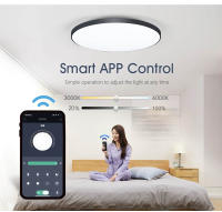 Lámpara De Techo LED Inteligente MANVIV Con Control Remoto/App Luz Dimmerable Decoración Para El Hogar Y Habitaciones Modernas Incluye Bombillas - details 2