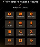 Reproductor Multimedia Para Coche HD Táctil Sistema Inteligente MP5 Android Auto 1-Din Soporte Car-play+AUTO FM Imagen Retrocedida - details 8