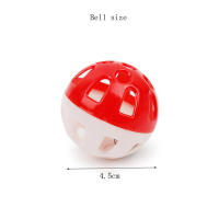 Juguete Para Gatos 10Pcs Bolas De Juguete Para Gatos Y Gatitos Con Campana Rattle Plástico Aleatorio De Colores Para Divertir Y Entretener - details 9