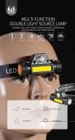 Linterna Frontal COB LED Recargable Con Imán Impermeable Para Camping Pesca Minera Luz De Escritorio Con Ángulo De Haz De 60° - details 14
