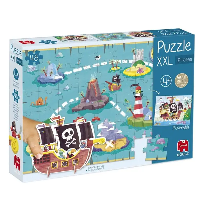 GOULA JUEGO DE MESA PUZZLE XXL PIRATAS PUZZLE - 1