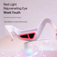 Gafas De Masaje Electrónico Para Ojos Terapia De Luz Roja EMS Alivio De La Fatiga Ocular Instrumento De Belleza Para Relax Y Reducción De Bags Y Círculos Oscuros - details 2