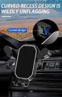 Soporte De Teléfono Para Coche Con Bloqueo De Gravedad Y Ajuste Flexible De 360 Grados Soporte Universal Para Automóvil Para Teléfonos Móviles De 4 a 7 Pulgadas - details 6