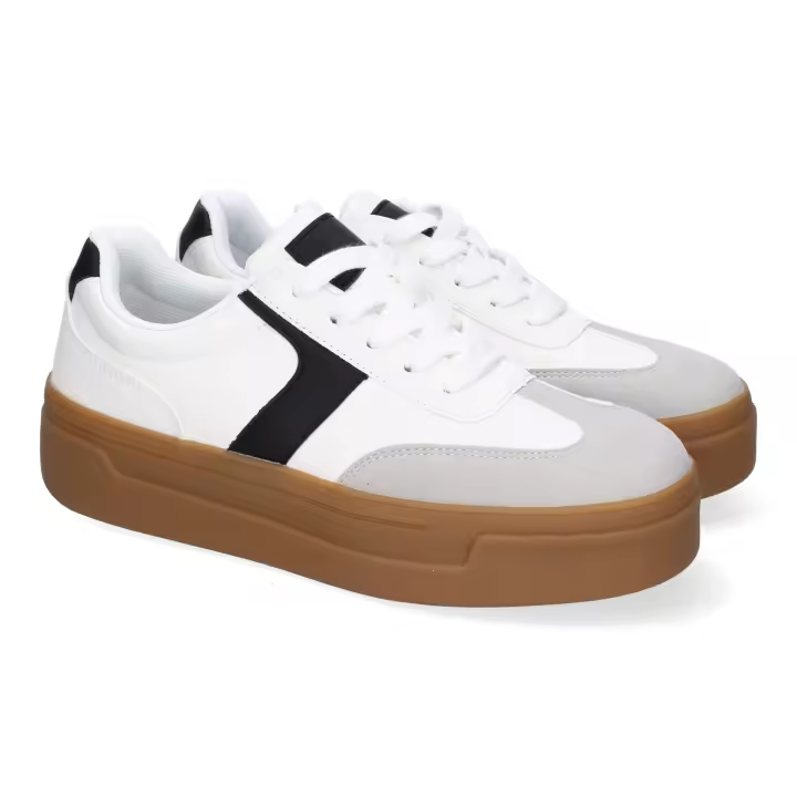 Zapatillas sneakers para mujer color blanco AD-3399 - 1