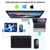 Teclado Inalámbrico Bluetooth Para Tablet Android iOS Windows Con Iluminación RGB Teclado Y Ratón Compatible Con iPad Y Teléfono Móvil - details 11