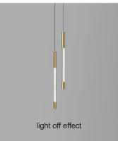 Lámpara Colgante Nórdica LED Para Iluminación Interior Luz De Lado Para Dormitorio Sala De Estar Comedor Pasillo Decoración De Hogar Metal AC 90-260V Moderna - details 9