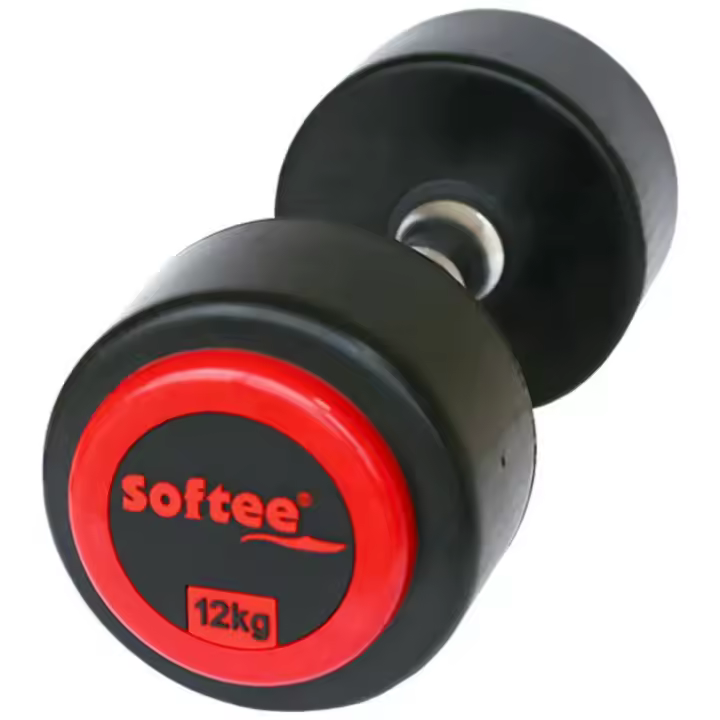 Material musculación Mancuernas Softee Mancuerna Pro-sport 12kg Negro - 1