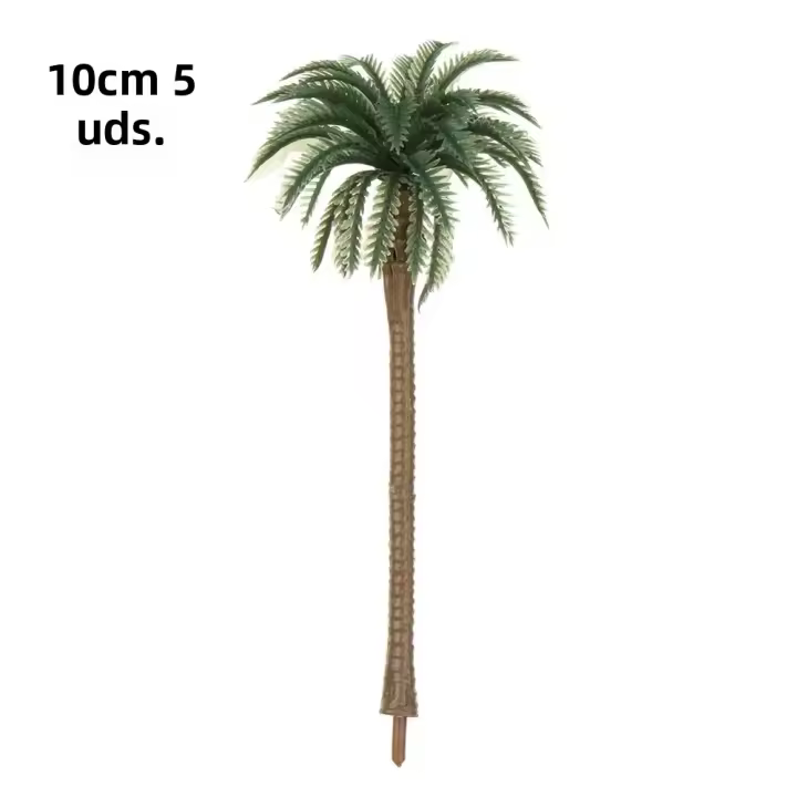 Maceta De Bonsái De Palma De Coco En Plástico Modelo Para Manualidades DIY Escenografía De Arena Para Mesa Micro Landscape - 1